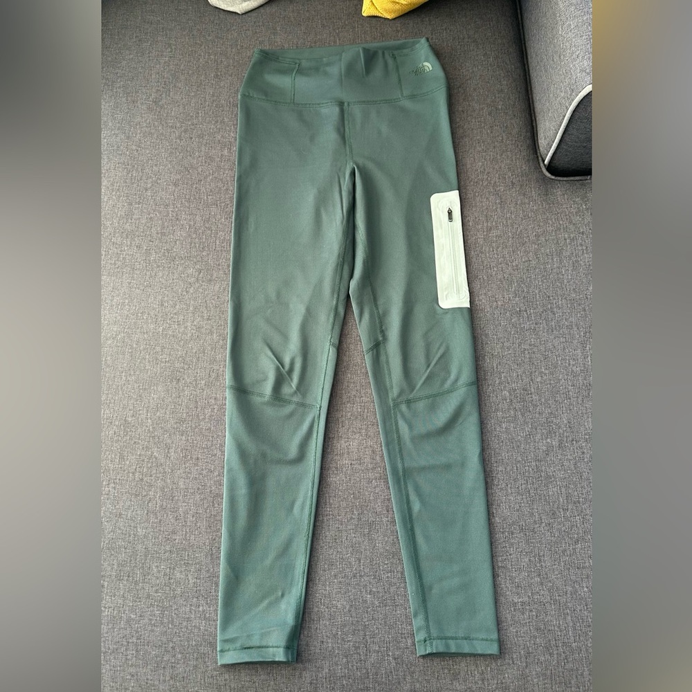 The North Face Women Olive Leggings with Pocket